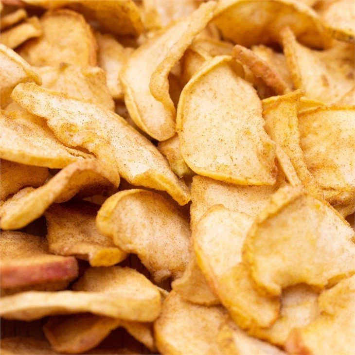 Vacuum Fried Caramel apple chips